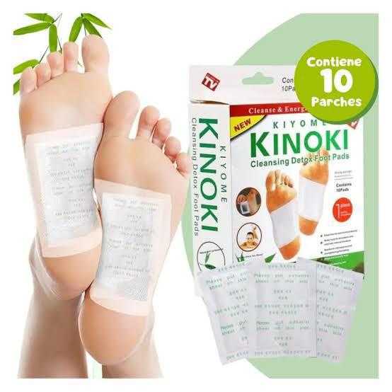 Parches Detox Kinoki para pies CajaX10