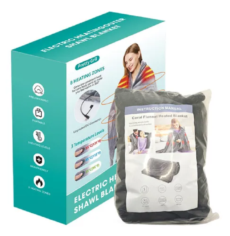 Manta Eléctrica Calefacción por USB - Hogar