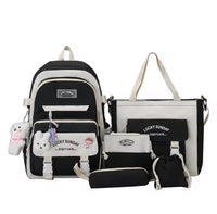 Kit Bolso Escolar para niñas Completo 5 EN 1