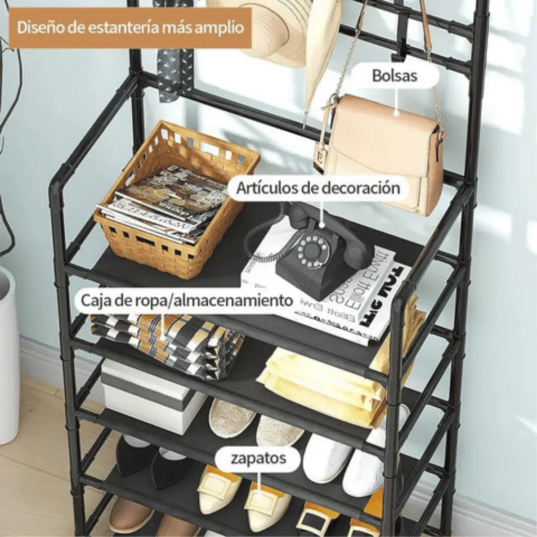 Organizador de Ropa y Zapatos Detalle