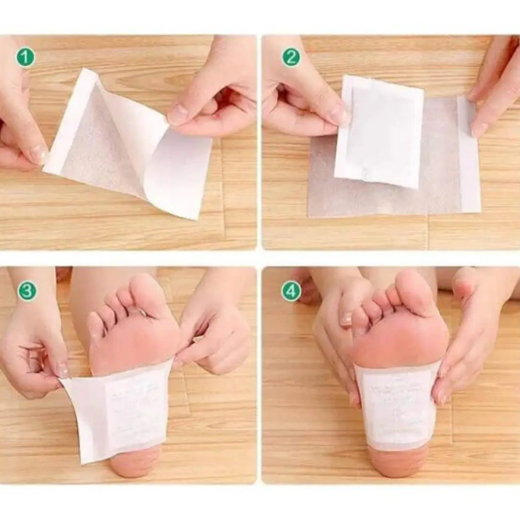 Parches Detox Kinoki para pies CajaX10