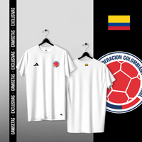 Camiseta Sel. Colombia - 1 - BLANCA