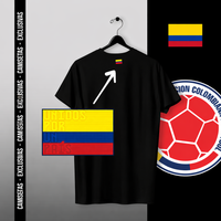 Camiseta Sel. Colombia - 1 - NEGRA