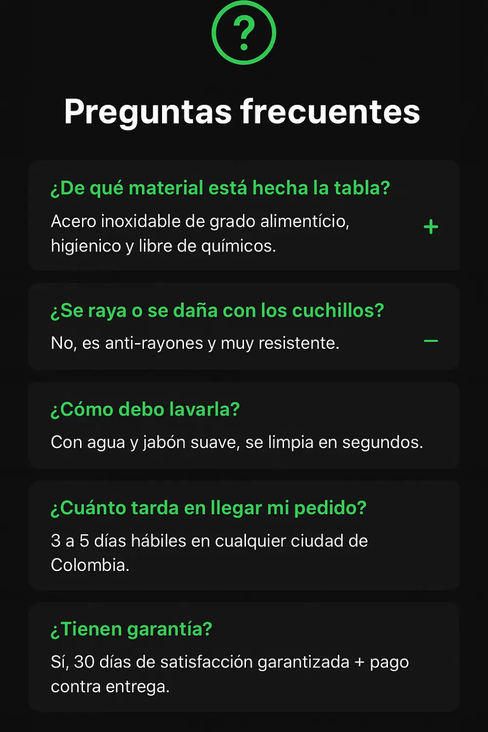 Tabla en acero para picar 30x40 cm con borde