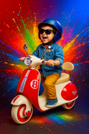 Motocicleta Eléctrica Recargable para Niños