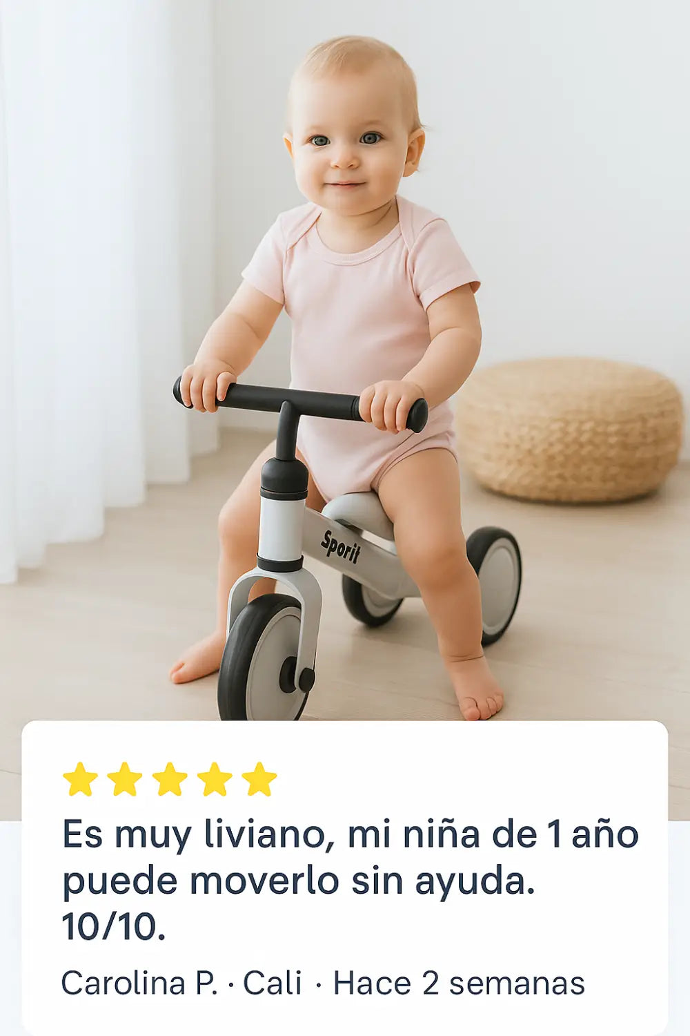 TRICICLO para bebés 3 en 1