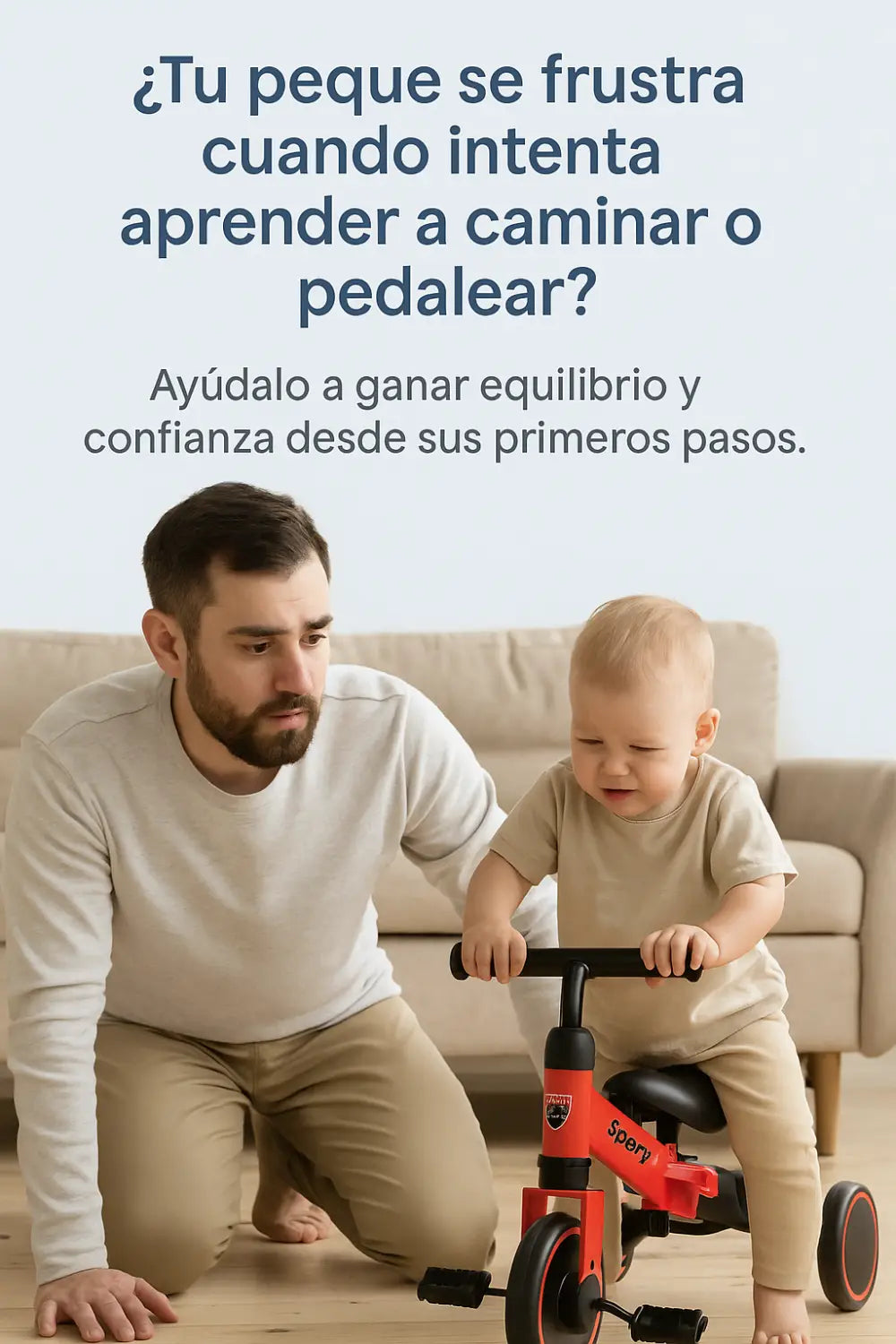 TRICICLO para bebés 3 en 1