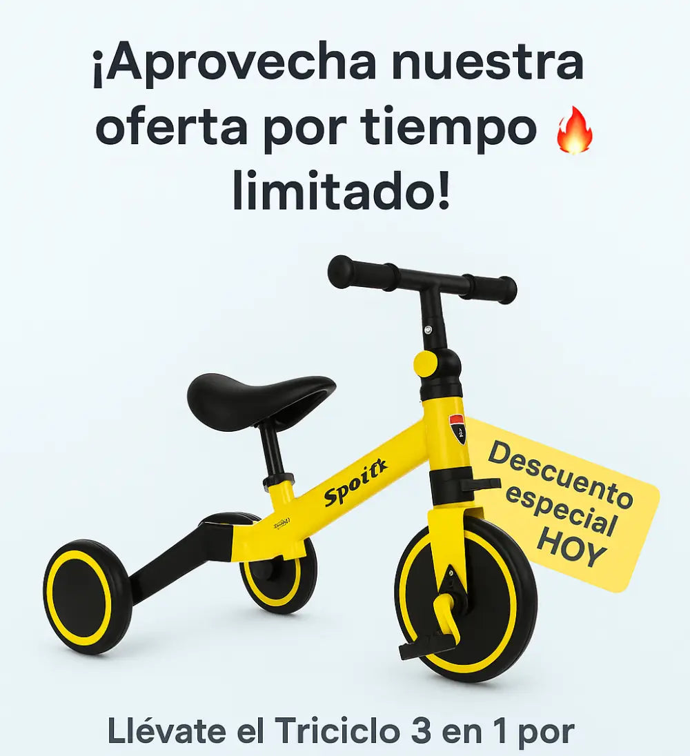 TRICICLO para bebés 3 en 1