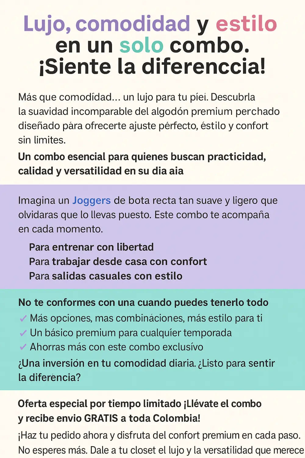 Pantalón Jogger Dama