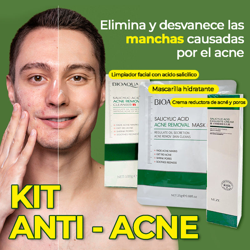 BIOAQUA Ácido Salicílico Combo X3 145g - BELLEZA