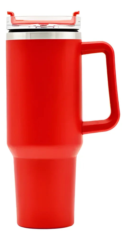 Termo tipo Stanley de Acero Inoxidable - ROJO - Deportes