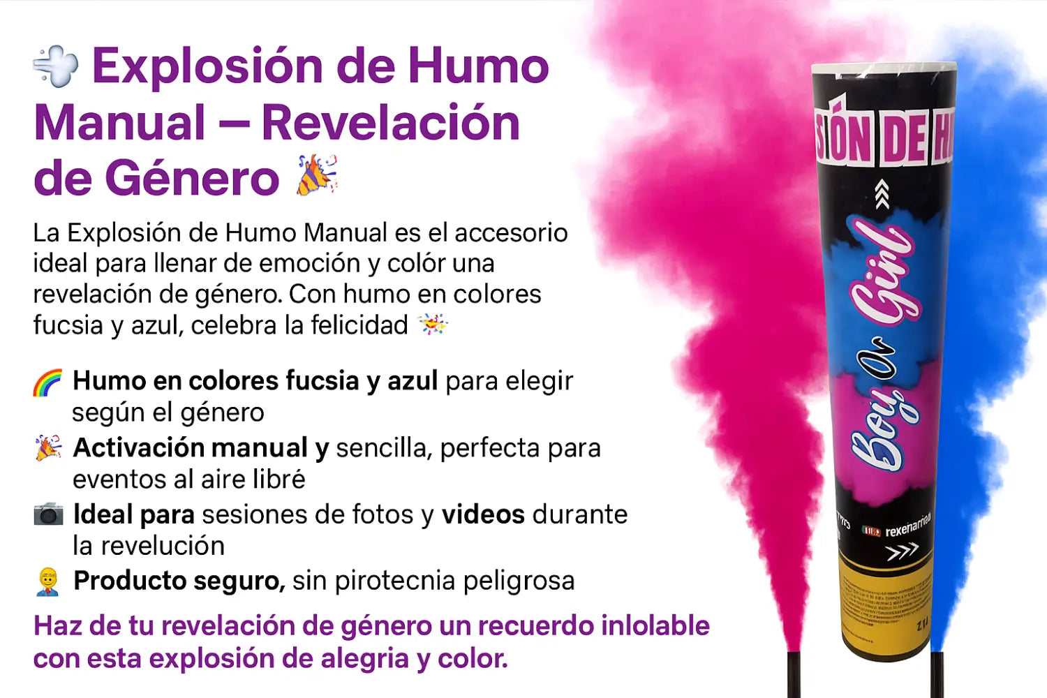 Explosión de Humo Manual
