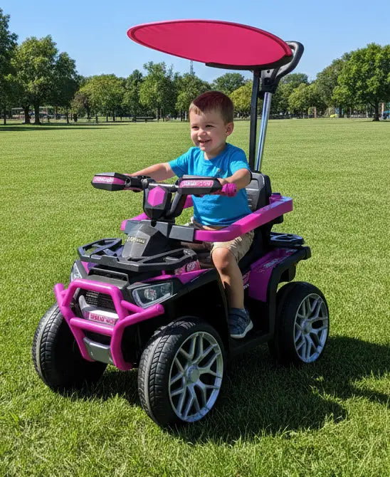 Cuatrimoto Eléctrica con Control y Carpa