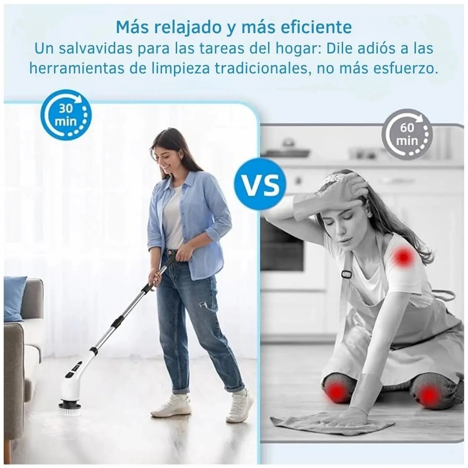 Cepillo de Limpieza Eléctrico Recargable