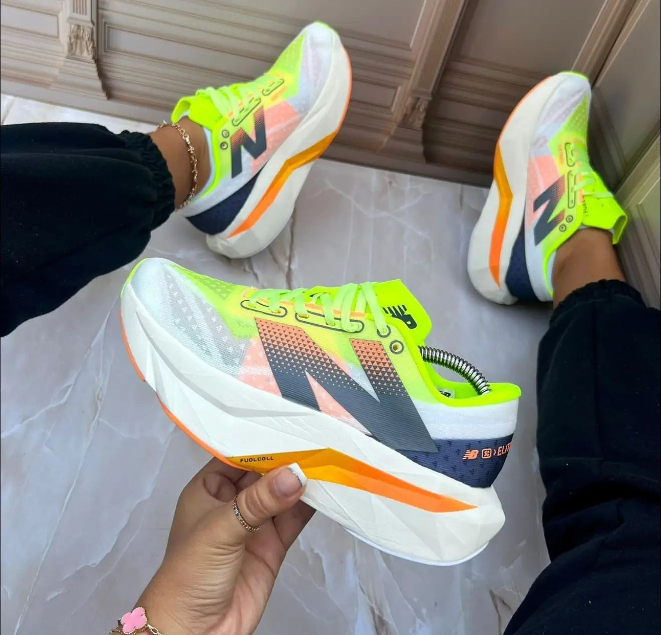 New Balance Fuelcell Verde Importado Full