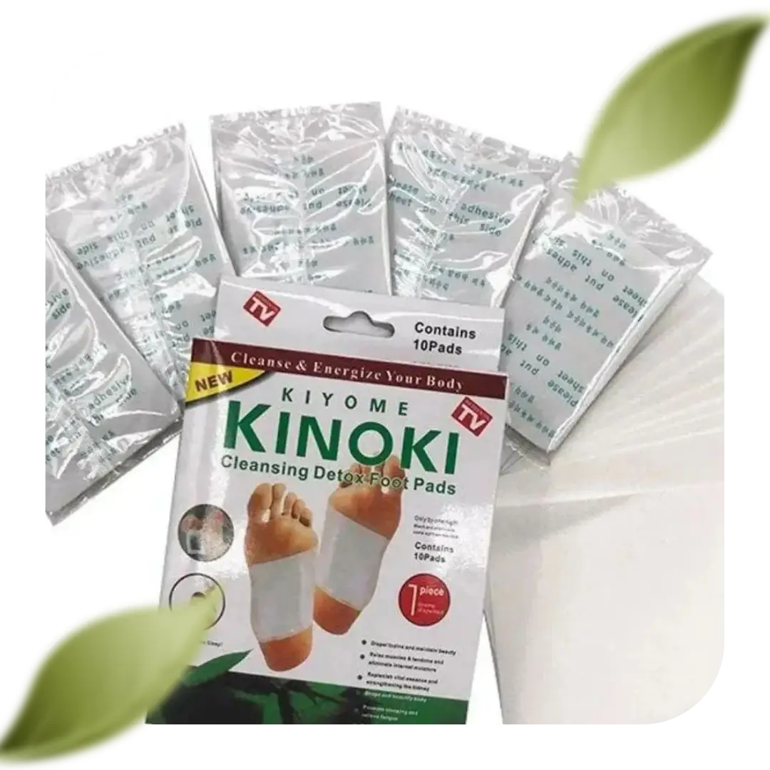 Parches Detox Kinoki para pies CajaX10