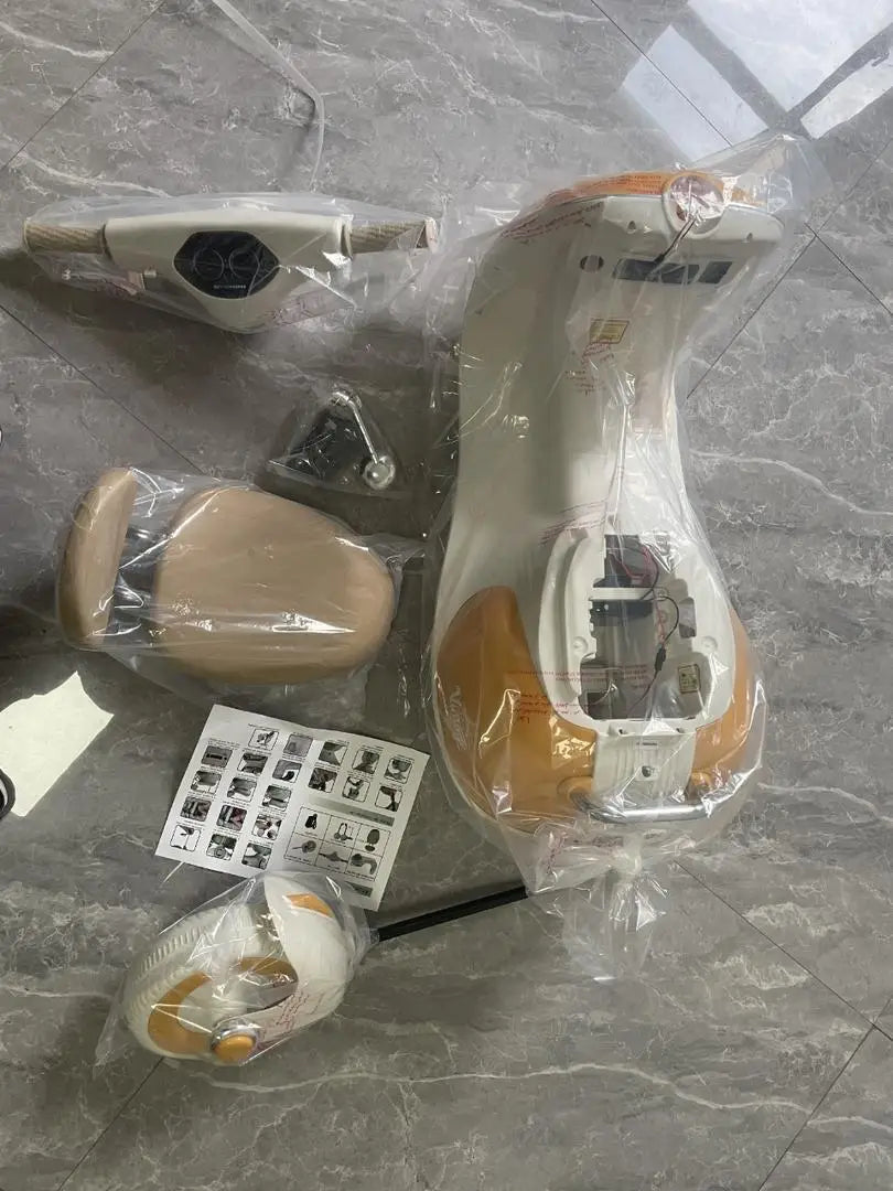 Contenido de la caja de la moto eléctrica para niños