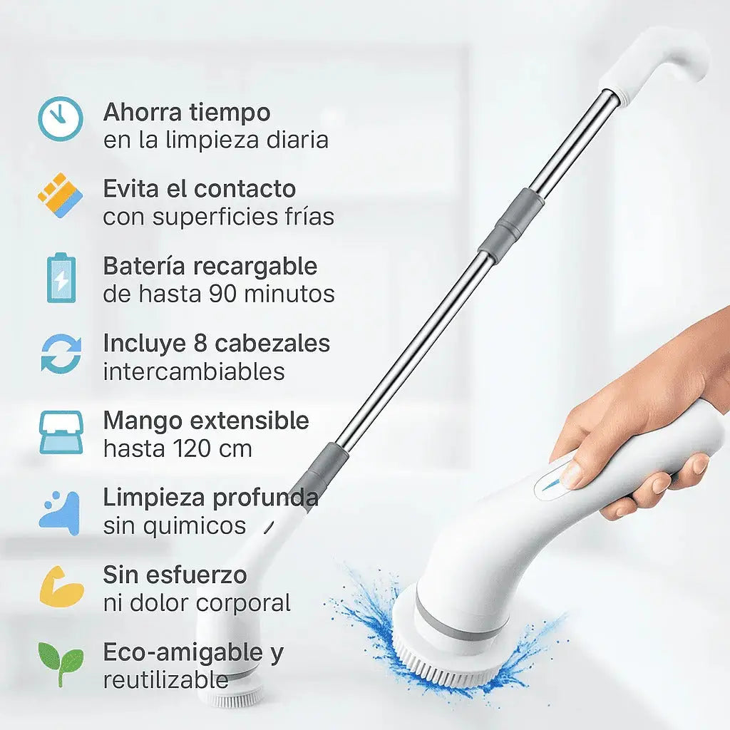 Cepillo de Limpieza Eléctrico Recargable