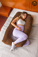 Almohada de Embarazo Térmica cafe Bienestar