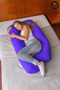 Almohada de Embarazo Térmica morado Bienestar