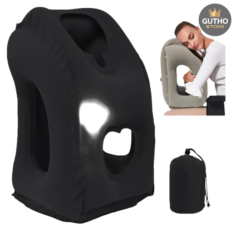 Almohada Inflable De Viaje Avion Carro - Hogar