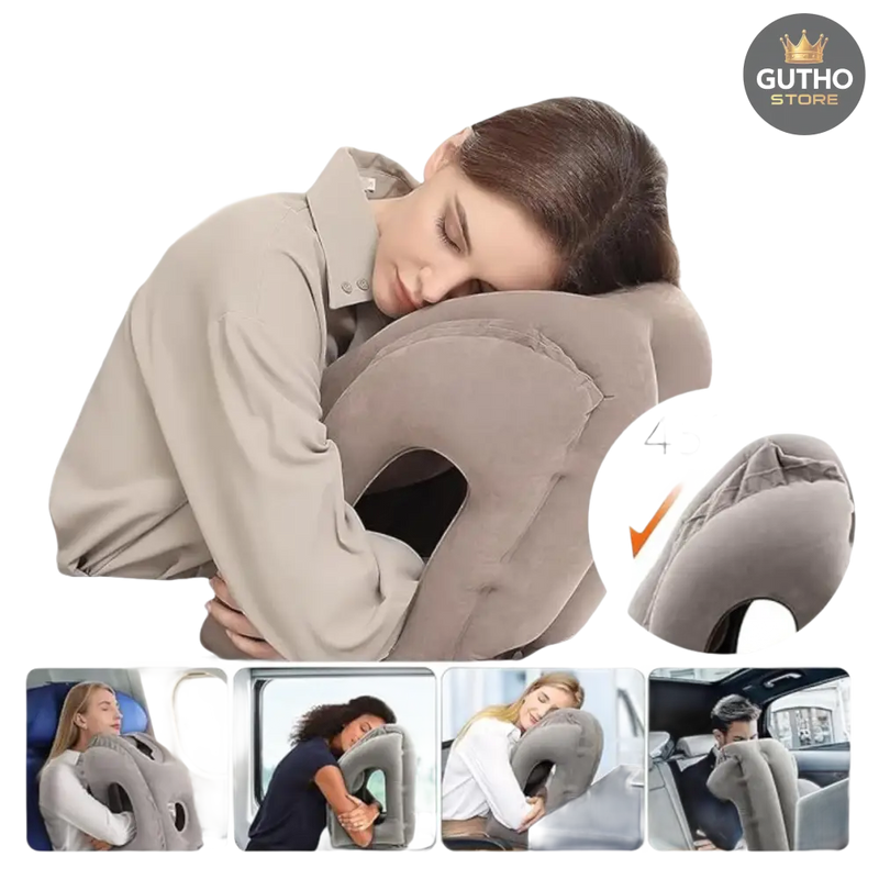 Almohada Inflable De Viaje Avion Carro - Hogar