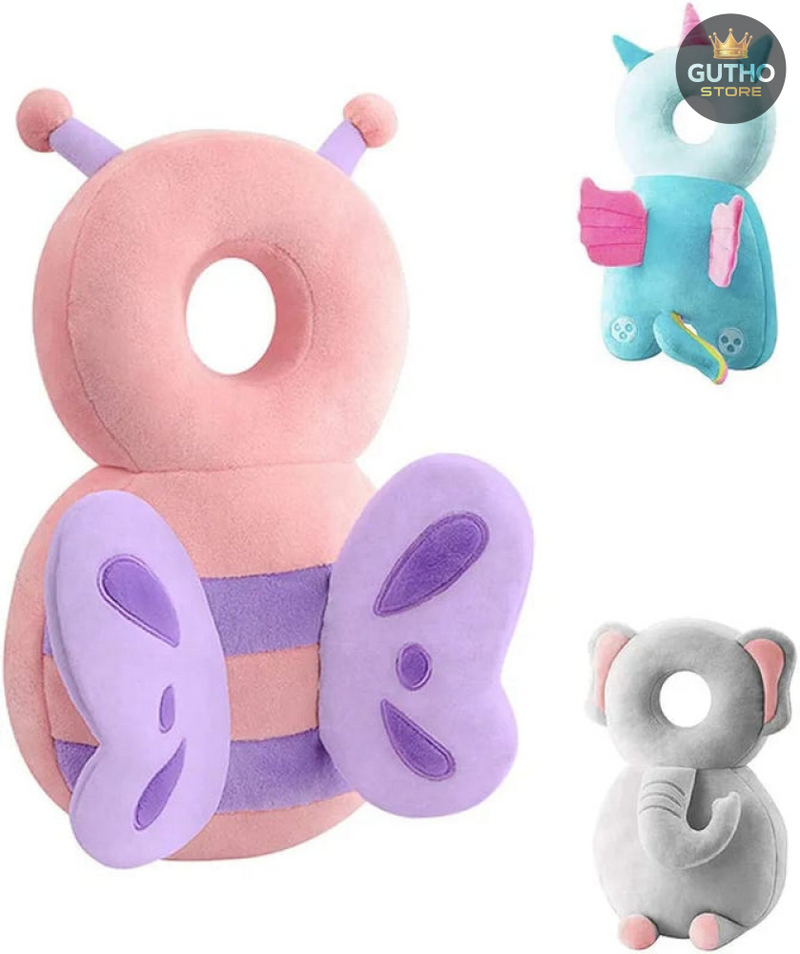 Almohada Protectora Antigolpes para Bebé Mariposa Bebé