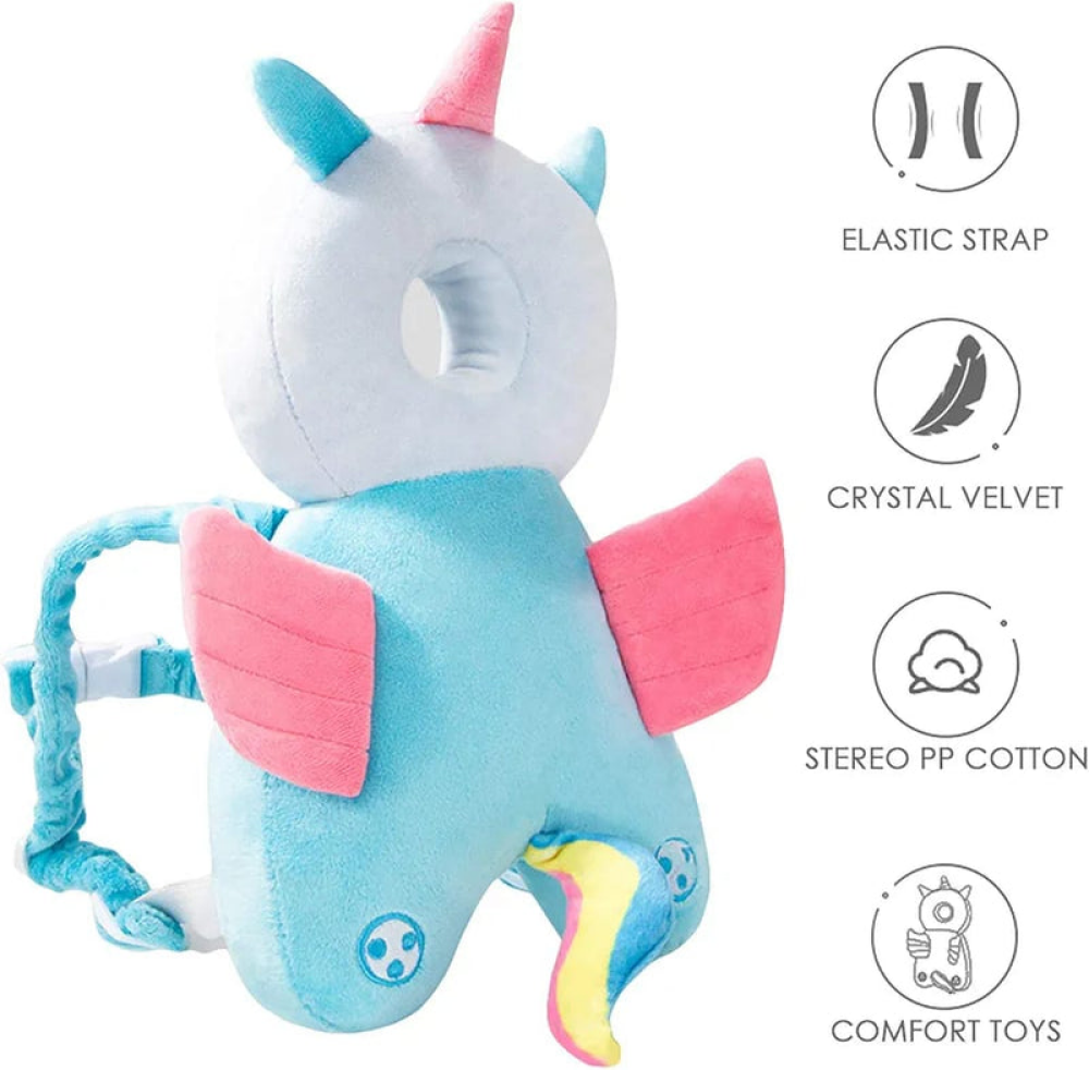 Almohada Protectora Antigolpes para Bebé Unicornio Bebé