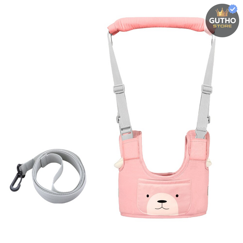 Arnés caminador para bebé con soporte - ROSA - arnès caminador