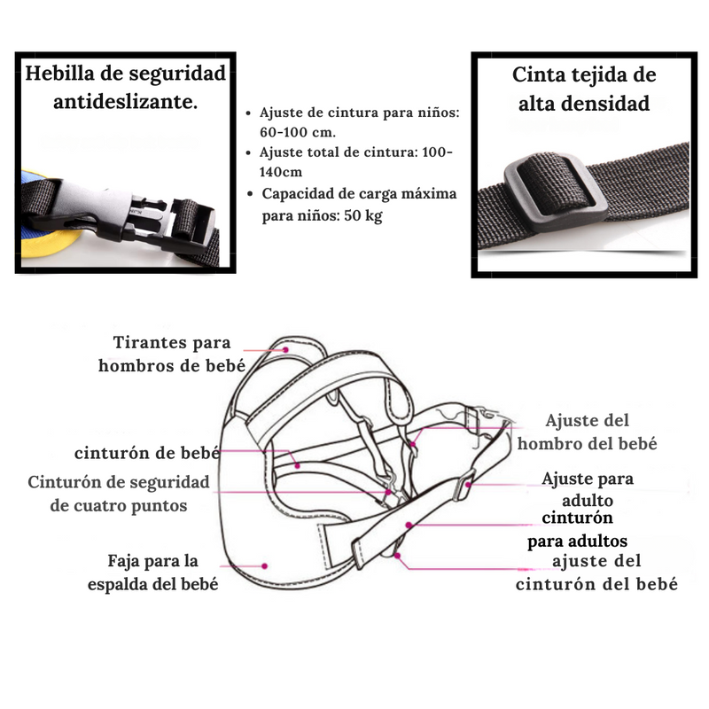 Arnés de seguridad infantil