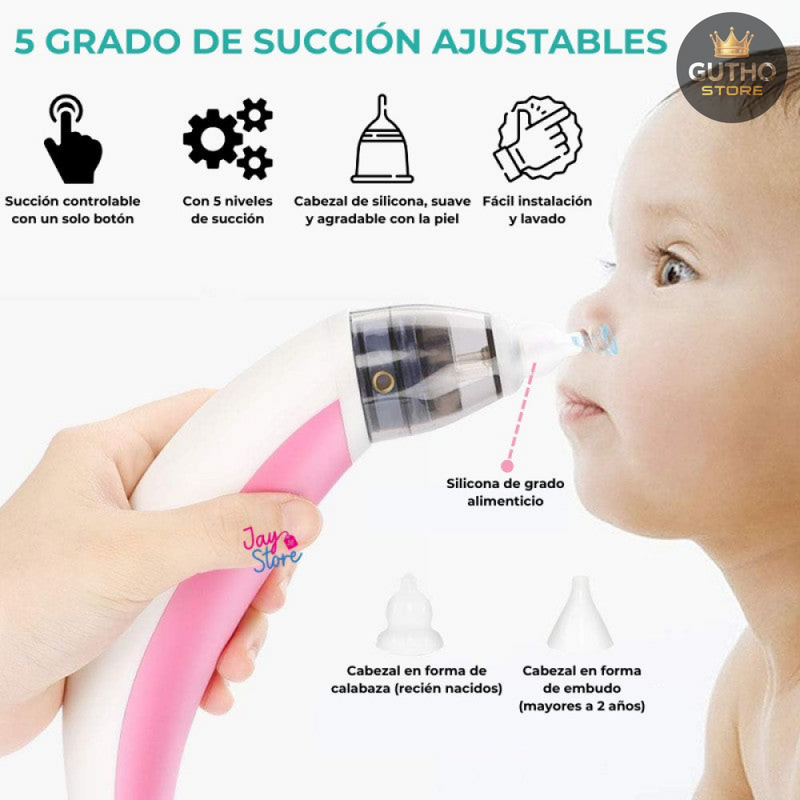 Aspirador Nasal Para Bebés Eléctrico Hogar
