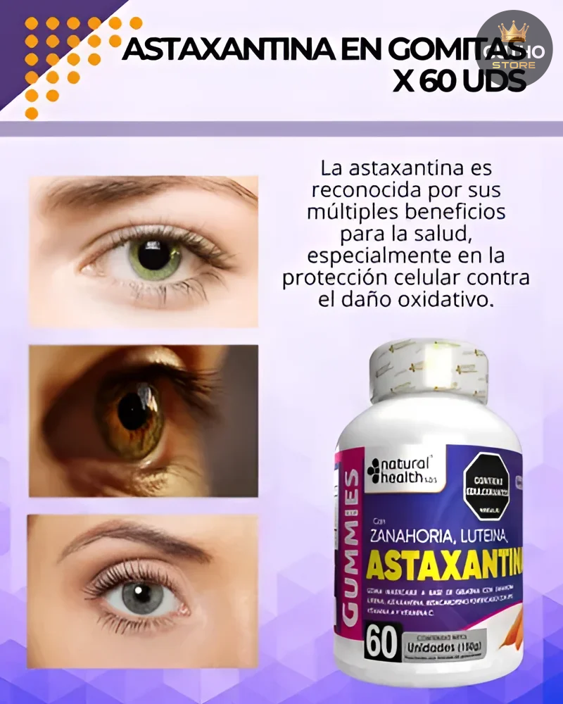 Astaxantina Gomit X 60 uds X3 Con Invima Salud