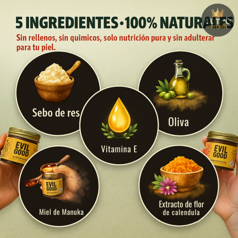 Crema sebo de res (Evil Goods) Salud