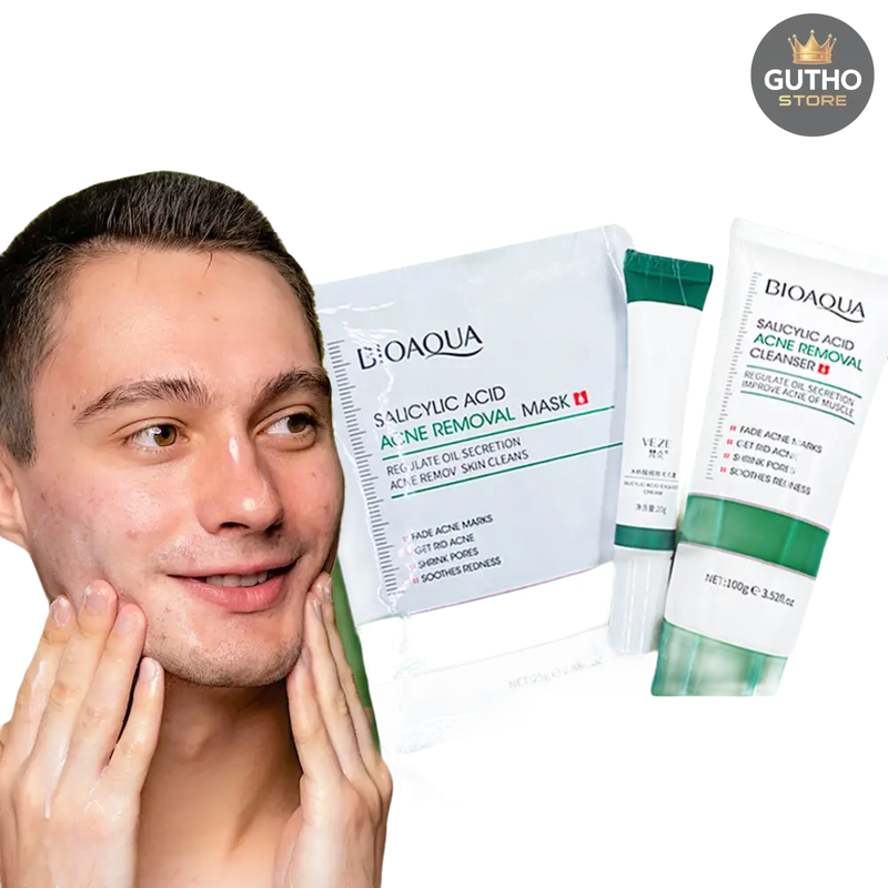 BIOAQUA Ácido Salicílico Combo X3 145g - BELLEZA