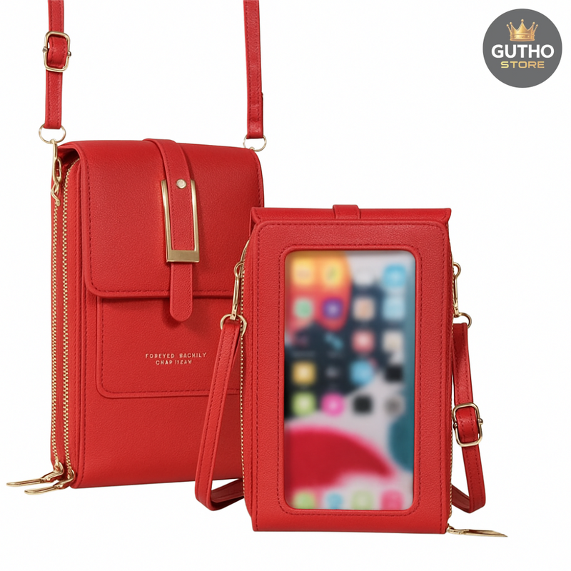 Bolsa Porta Celular Delux - Rojo - Moda