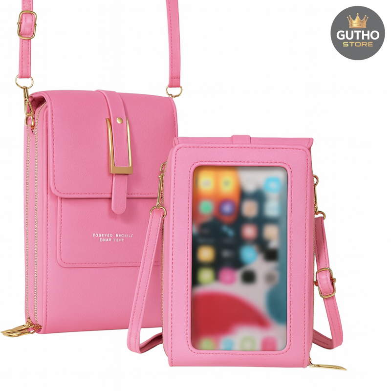 Bolsa Porta Celular Delux - Rosado - Moda