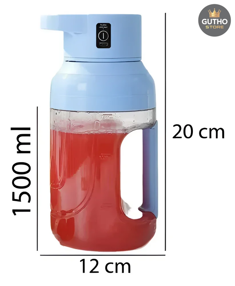 Botella MiniLicuadora Recargable 1500ml - Herramientas