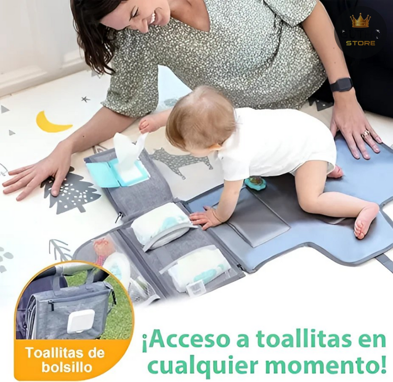 Cambiador Portátil para Bebé Bebé