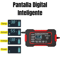 Cargador Bateria Carro Moto 12v Pantalla - Herramientas