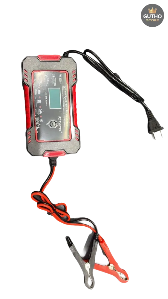 Cargador Bateria Carro Moto 12v Pantalla - Herramientas