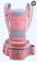 Cargador Canguro Asiento Para Bebe ROSA CLARO