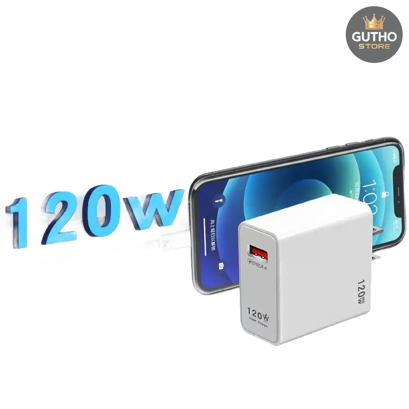 Cargador Celular 120w Carga Rapida Pared - Tecnologia