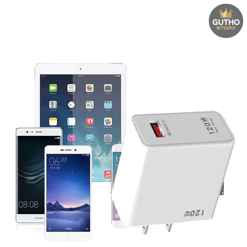 Cargador Celular 120w Carga Rapida Pared - Tecnologia