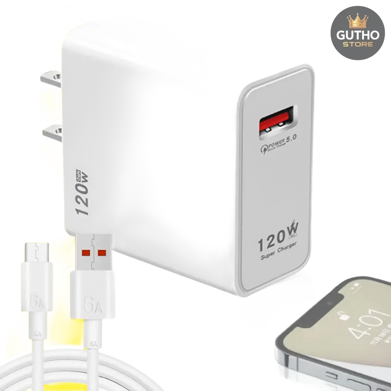 Cargador Celular 120w Carga Rapida Pared - Tecnologia
