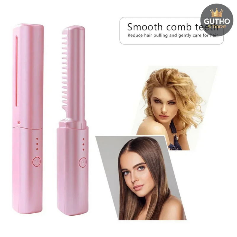 Cepillo Alisador De Cabello ANTI FRIZZ Belleza