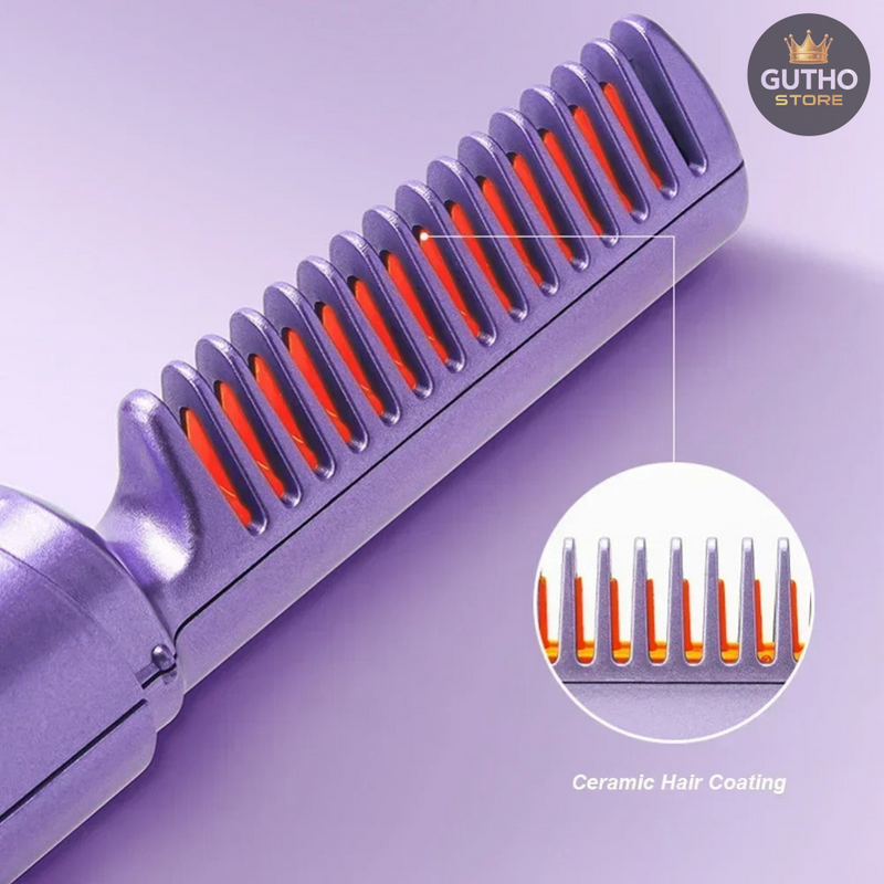 Cepillo Alisador De Cabello ANTI FRIZZ Belleza