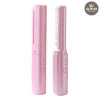 Cepillo Alisador De Cabello ANTI FRIZZ ROSA Belleza