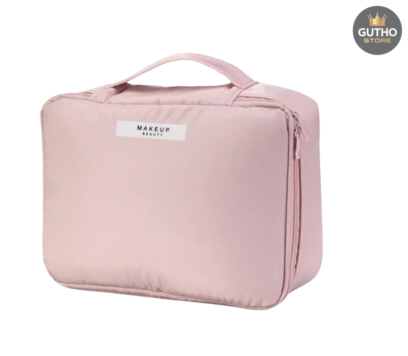 Cosmetiquera Viaje Bolso Maquillaje 2en1 - Rosa - Belleza