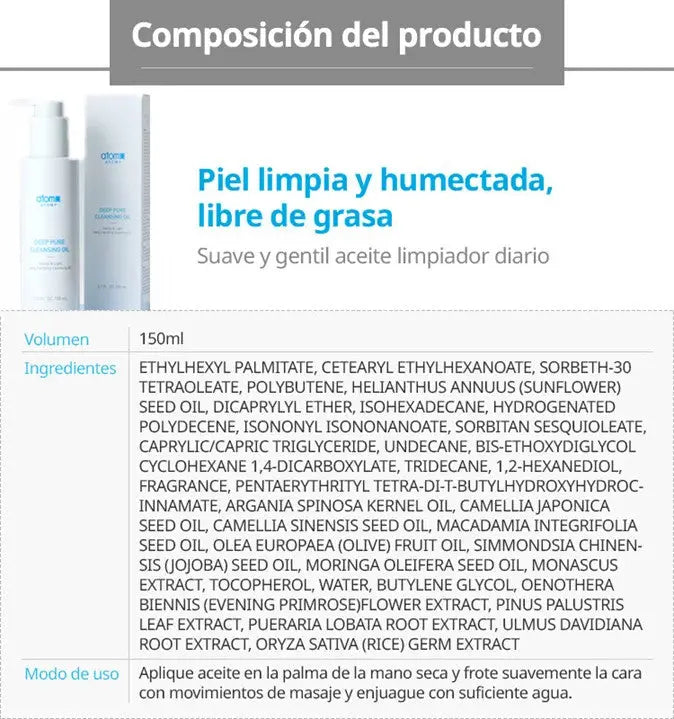 Aceite Limpiador ATOMY