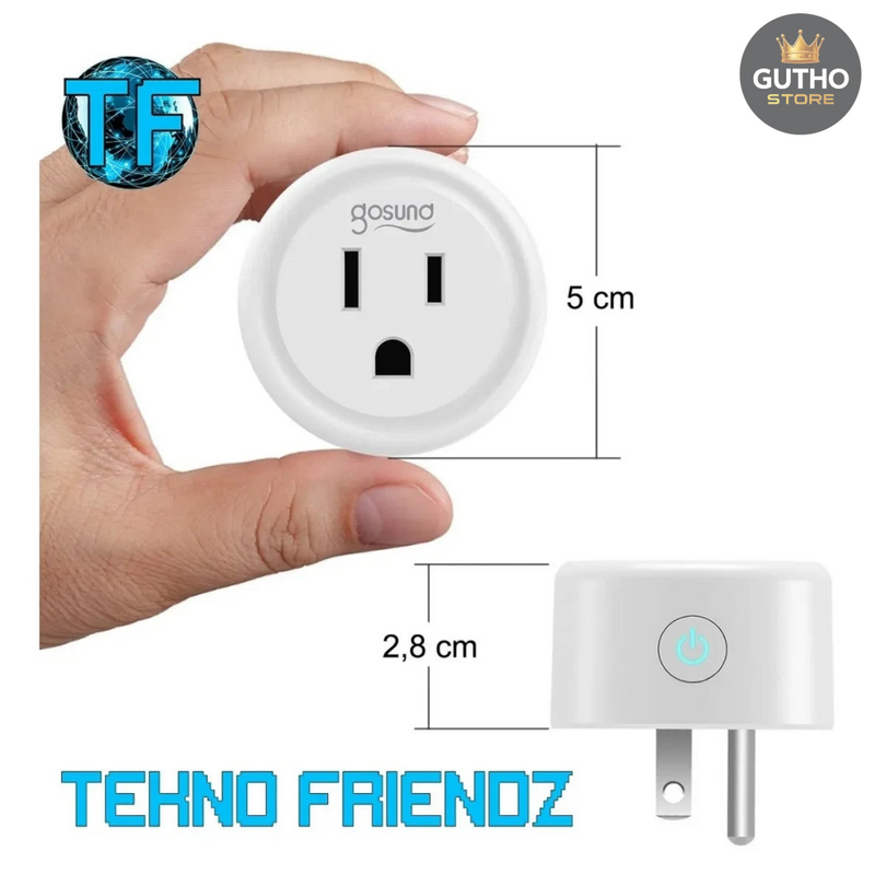Enchufe Inteligente Wifi Comp Alexa y Go - Tecnologia
